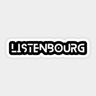 Listenbourg Sticker